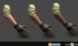 FPS Hands 3D model