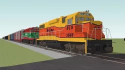 Freight Train Model Pack 3D model