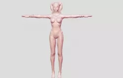 girl young  3D model