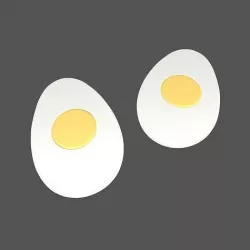 Half Egg v1 001 Low-poly 3D model