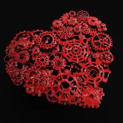  Heart Gears 3D model