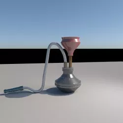 Hookah 3d model 3D model