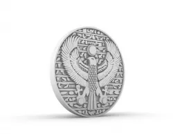 Horus Egyptian Coin 3d printed 3D model