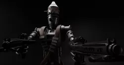 IG Assassin Droid and Blaster 3D model