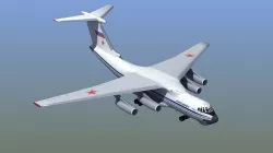 Il-76 Candid Aircraft 3D model