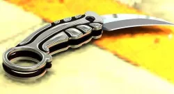 Karambit Knife - Full Steel Foldable 3D model