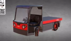 LINDE VERSATILE HEAVY-GOODS TRANSPORTER W20 Low-poly 3D model