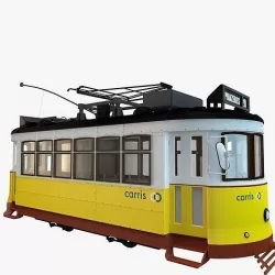 LISBON TRAM 3D model