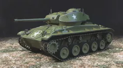 M24 Chaffee tank  Low-poly 3D model