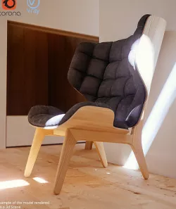  Mammoth chair 3D model