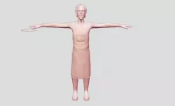 Man boots sickle 3D model