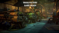 Manufactory Low-poly 3D model