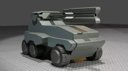 Middle Artillery 3D model