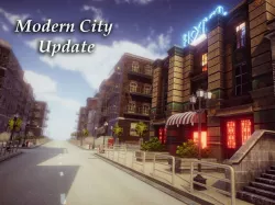 Modern City Update Low-poly 3D model
