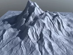 Mount Gritty 3D model