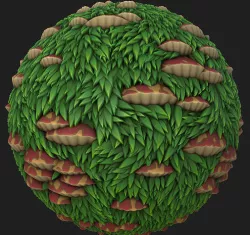 Mushroom Wall Texture