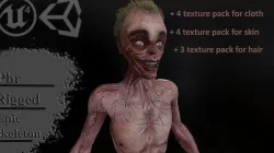 Mutant Danny Low-poly 3D model