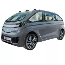 NAVYA Autonom Cab 2018 Low polygon Low-poly 3D model