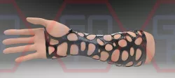 Orthopedic Hand wrist brace Low-poly 3D model