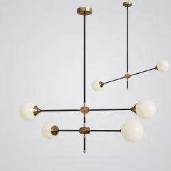 Pendant lamp Pell Bubble Chandeliers Pendant Lights  3D model