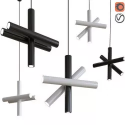 Pendant Lamp Rotation 437OL-P01 by Atelier Areti 3D model