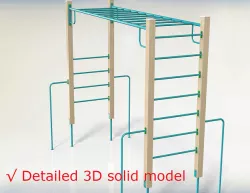 Playground - Hand-over-hand 3D model