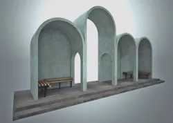 Public transport Low-poly 3D model
