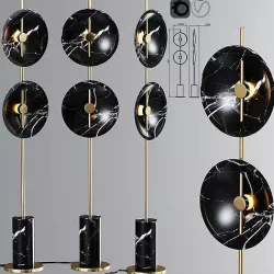 Rakumba Mito Floor Lamp 3D model