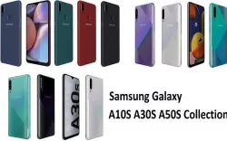 Samsung Galaxy A10S A30S A50S Collection 3D model