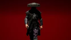 Samurai Ichiro Low-poly 3D model