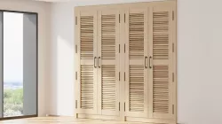 Shutter Doors Cabinet 3D model