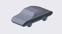 simple car model 3D model