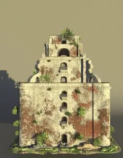 SINKING BELL TOWER 3D model