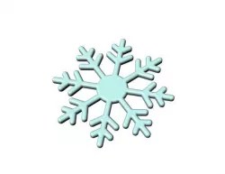 Snowflake 3D model