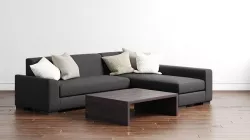 Sofa with Coffee Table 3D model