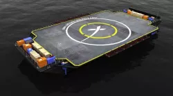 SpaceX Drone Barge Low-poly 3D model