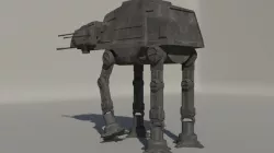 Star Wars AT-AT Low-poly 3D model