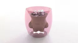 Starbucks cats paw shaped cup 3D model