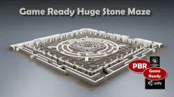 Stone Maze 3D model