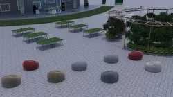 Street  Low-poly 3D model
