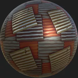 Stylized Wave Plate Texture