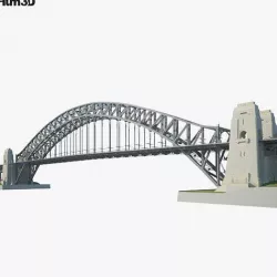 Sydney Harbour Bridge 3D model