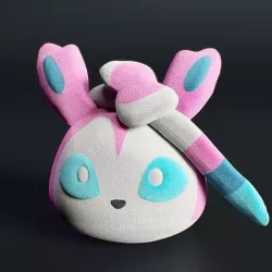 sylveon pokemon kids 3D model
