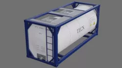 Tank Container 1A Low-poly 3D model