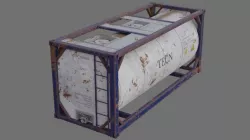 Tank Container 1B Low-poly 3D model