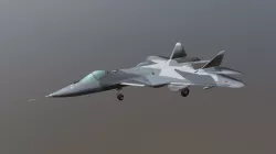 The Sukhoi Su-57 LP Low-poly 3D model