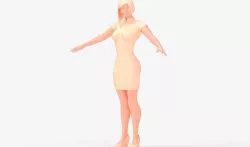 TonyStarks Holographic AI Low-poly 3D model