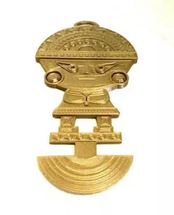 Tumi Ceremonial Knife ancient Peruvian culture of Sican 3D model