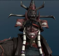 Undead Samurai Low-poly 3D model
