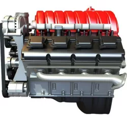 V8 Car Engine 3D model